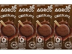 Leite Agros Com Chocolate 4x200ml