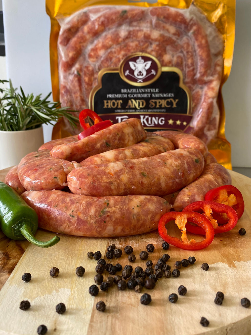 Linguiça-Sausages Hot and Spicy