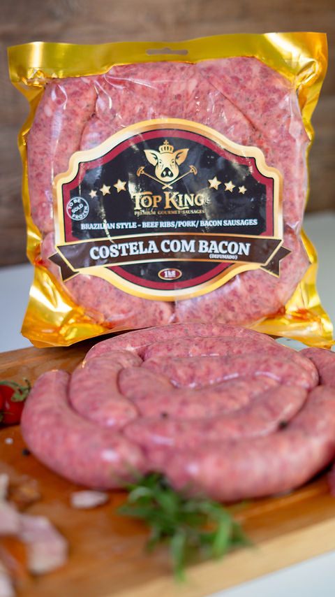 Linguiça Beef Bacon mixed Sausages 1Kg
